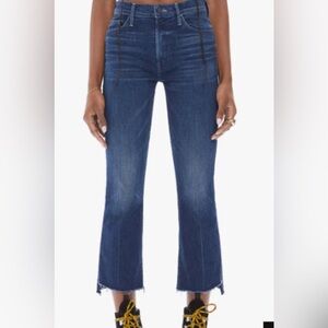 Mother the insider crop step fray Jean 29